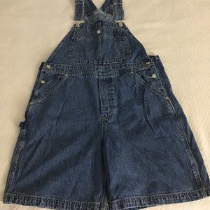 Tommy Hilfiger vintage bib shortalls womens size XL